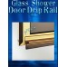 36" Brush Nickel Framed Glass Shower Door Drip Rail Kit- Comes Pre-taped and with the seal already installed. Metal replacement piece on the bottom of a framed shower door. FREE 4oz Valore!!! - B011Z3PMOY